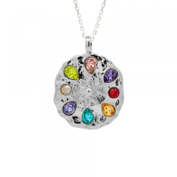 Colgante Arrue Berria Plata y Circonitas*Eguzkilore New