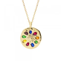 Colgante Arrue Plata Dorada Personalizable*Eguzkilore Best
