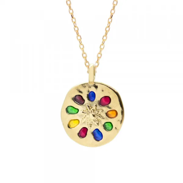 Colgante Arrue Plata Dorada Personalizable*Eguzkilore Best