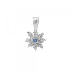 Colgante Basic Colors Plata y Circonita Azul 10mm*Eguzkilore Best