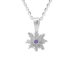 Colgante Basic Colors Plata y Amatista 10mm*Eguzkilore Online