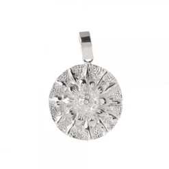 Colgante Chapa Plata 21mm*Eguzkilore Online