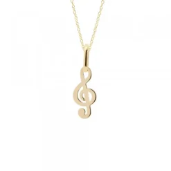 Colgante Clave de Sol Oro 18kt.*Eguzkilore Discount