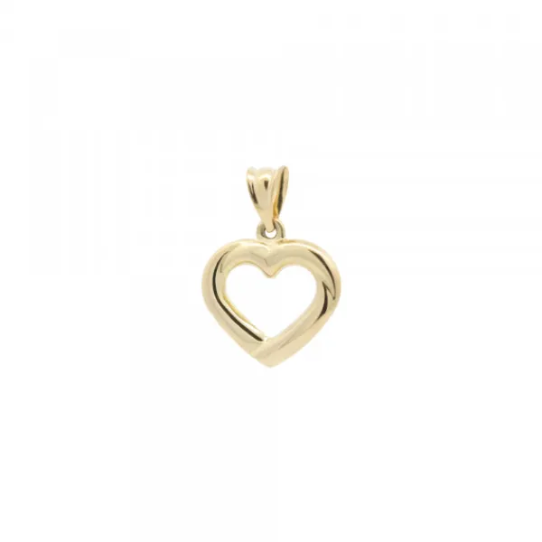Colgante Corazón Calado de Oro*Eguzkilore Clearance