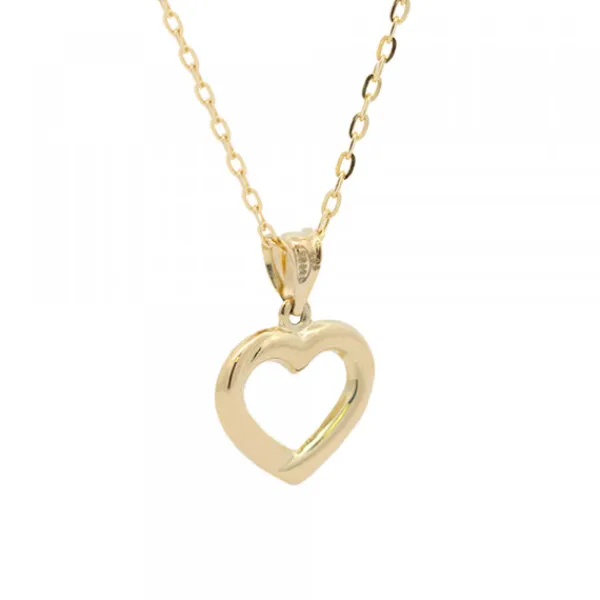 Colgante Corazón Calado de Oro*Eguzkilore Clearance