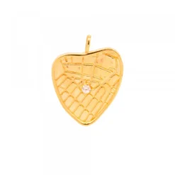 Colgante Corazón de Bilbao de Plata Dorada Personalizable*Eguzkilore Clearance