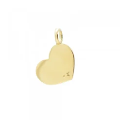 Colgante Corazón Dorado Personalizable*Eguzkilore Online
