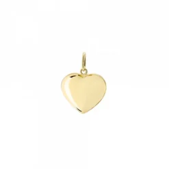 Colgante Corazón Oro Hueco 8mm*Eguzkilore Outlet