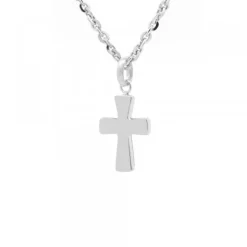 Colgante Cruz de Plata 14mm*Eguzkilore