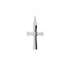 Colgante Cruz Lámina Plata 20mm*Eguzkilore Sale