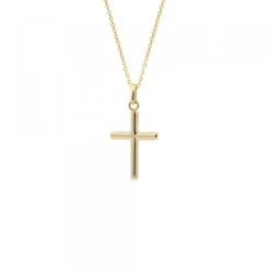 Colgante Cruz Oro 16mm*Eguzkilore Hot