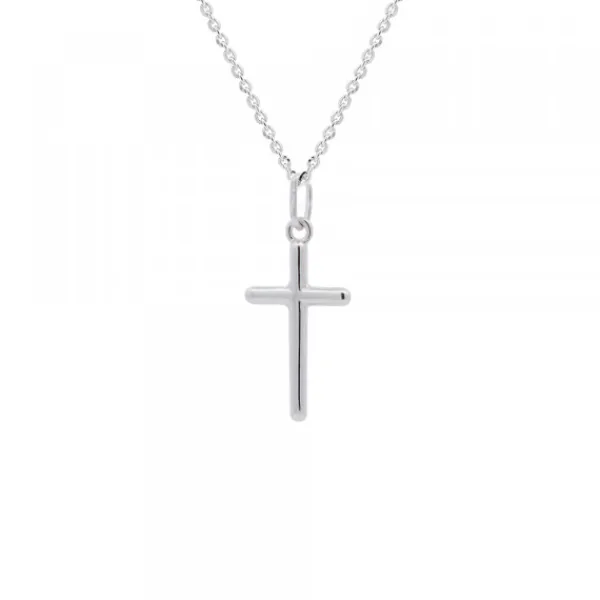 Colgante Cruz Plata 22mm*Eguzkilore Sale