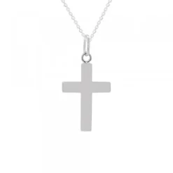 Colgante Cruz Plata 23mm*Eguzkilore Sale