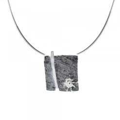 Colgante Cuadrado Flysch Plata*Eguzkilore Online