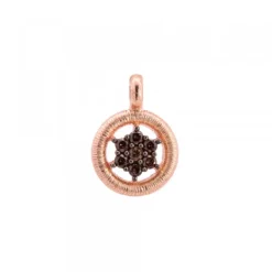 Colgante de Plata Rosa Orla con Circonitas*Eguzkilore Hot
