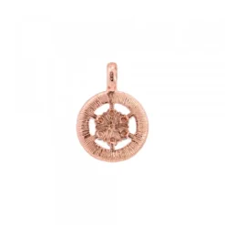 Colgante de Plata Rosa Orla con Circonitas*Eguzkilore Hot