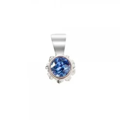 Colgante Distira Plata y Cristal Azul*Eguzkilore Clearance