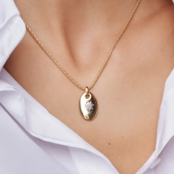 Colgante Donna de Plata Dorada*Eguzkilore Hot
