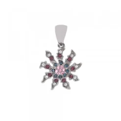 Colgante de Rutenio y Circonitas Multicolor*Eguzkilore Clearance