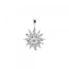 Colgante Oro Blanco y Brillante 14mm*Eguzkilore Best