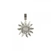 Colgante Oro Blanco y Brillantes 21mm*Eguzkilore New