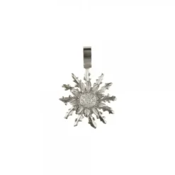 Colgante Oro Blanco y Brillantes 21mm*Eguzkilore New