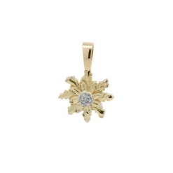 Colgante Oro y Brillantes 11mm*Eguzkilore Best