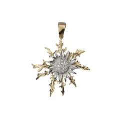 Colgante Oro y Diamantes 37mm*Eguzkilore Hot