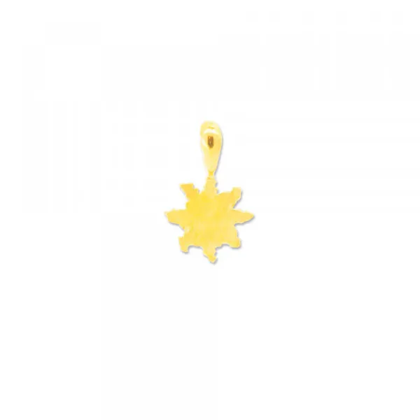 Colgante Plata Dorada 9mm*Eguzkilore Clearance