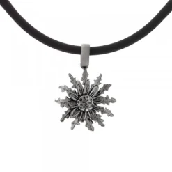 Colgante Plata Negra 21mm*Eguzkilore Hot