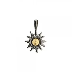 Colgante Rutenio y Dorado 14mm*Eguzkilore Sale
