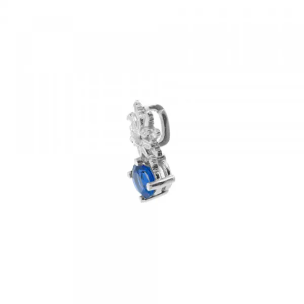 Colgante Enea2 Oro Blanco y Zafiro*Eguzkilore Discount