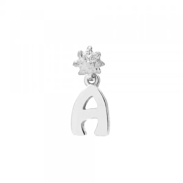 Colgante Inicial Plata 10mm*Eguzkilore Online