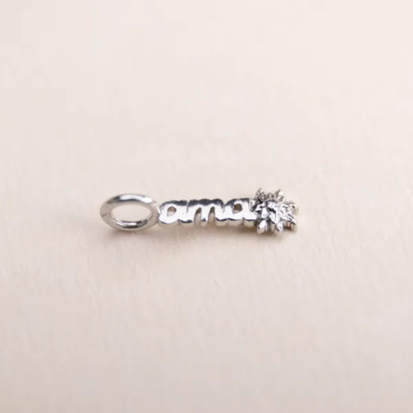 Colgante Letras Ama Plata*Eguzkilore Online