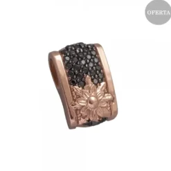 Colgante London Plata Rosa y Circonitas Negras*Eguzkilore Sale