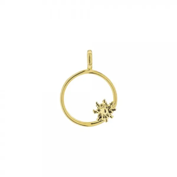 Colgante Luna Llena Plata Dorada*Eguzkilore Discount
