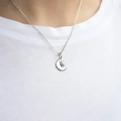 Colgante Luna y Plata*Eguzkilore New
