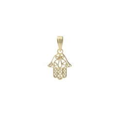 Colgante Mano de Fátima Oro 18kt.*Eguzkilore Hot