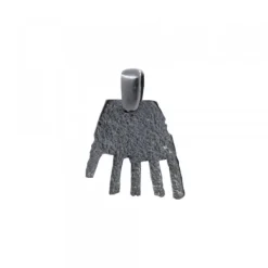 Colgante Mano de Irulegi Rutenio 20mm y Caucho*Eguzkilore New