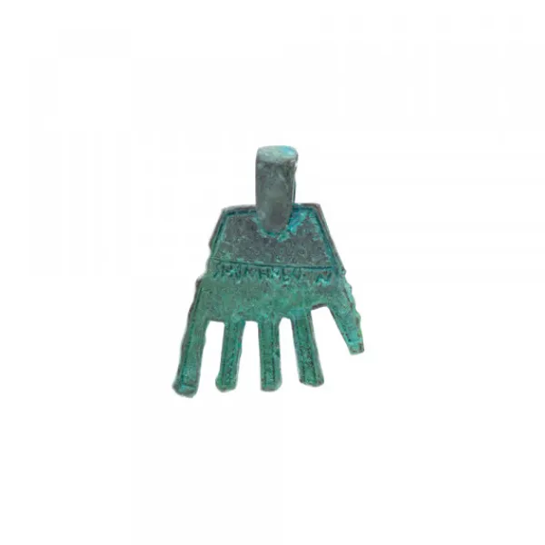 Colgante Mano de Irulegi Verde 20mm y Caucho*Eguzkilore Sale