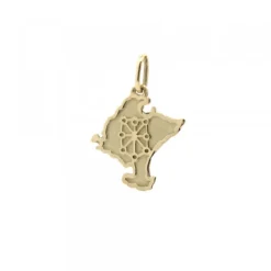 Colgante Mapa Navarra Oro 18kt.*Eguzkilore Sale