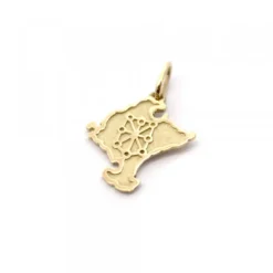Colgante Mapa Navarra Oro 18kt.*Eguzkilore Sale