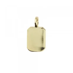 Colgante Mini Chapa Plata Dorada Personalizable*Eguzkilore Online
