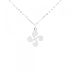 Colgante Mini Lauburu de Plata 17mm*Eguzkilore Sale