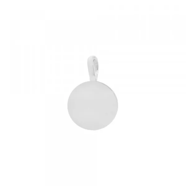 Colgante Mini Lauburu Plata y Circonita Azul*Eguzkilore Discount