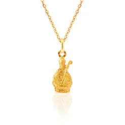 Colgante Mini San Fermín Oro 17mm Personalizable*Eguzkilore Outlet