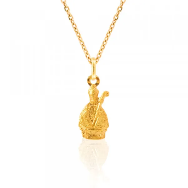 Colgante Mini San Fermín Oro 17mm Personalizable*Eguzkilore Outlet