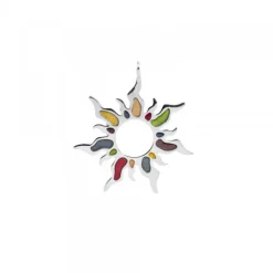 Colgante Mountain Handia de Plata Multicolor*Eguzkilore Outlet