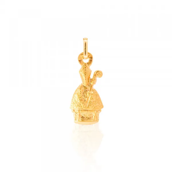 Colgante San Fermín Oro 20mm Personalizable*Eguzkilore New