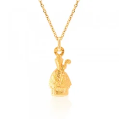 Colgante San Fermín Oro 20mm Personalizable*Eguzkilore New